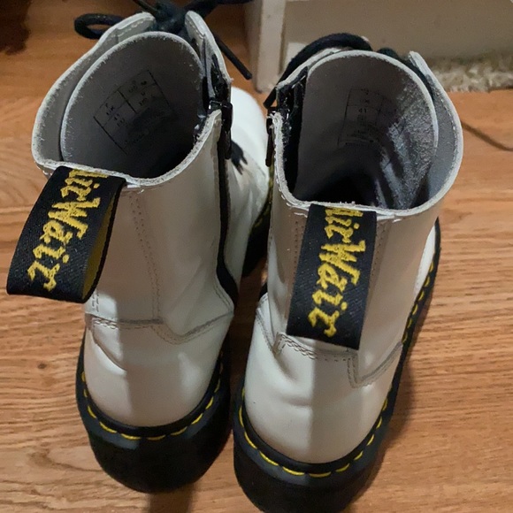 Dr martens white platforms boots very good condition - Picture 3 of 6